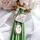 Bouquet Memory Charm - Wedding Bouquet Photo Charm - Memory Charm For Bridal Bouquet