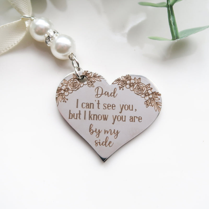 Bride Wedding Bouquet Charm - Bouquet Charm Memorial Customised