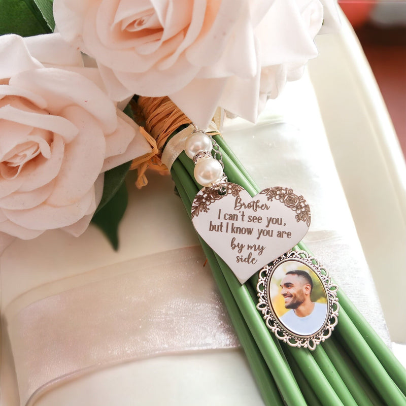 Bouquet Memory Charm - Wedding Bouquet Photo Charm - Memory Charm For Bridal Bouquet