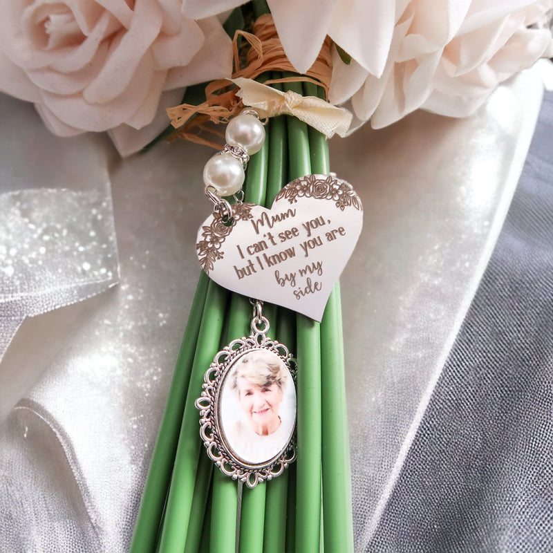 Bouquet Memory Charm - Wedding Bouquet Photo Charm - Memory Charm For Bridal Bouquet