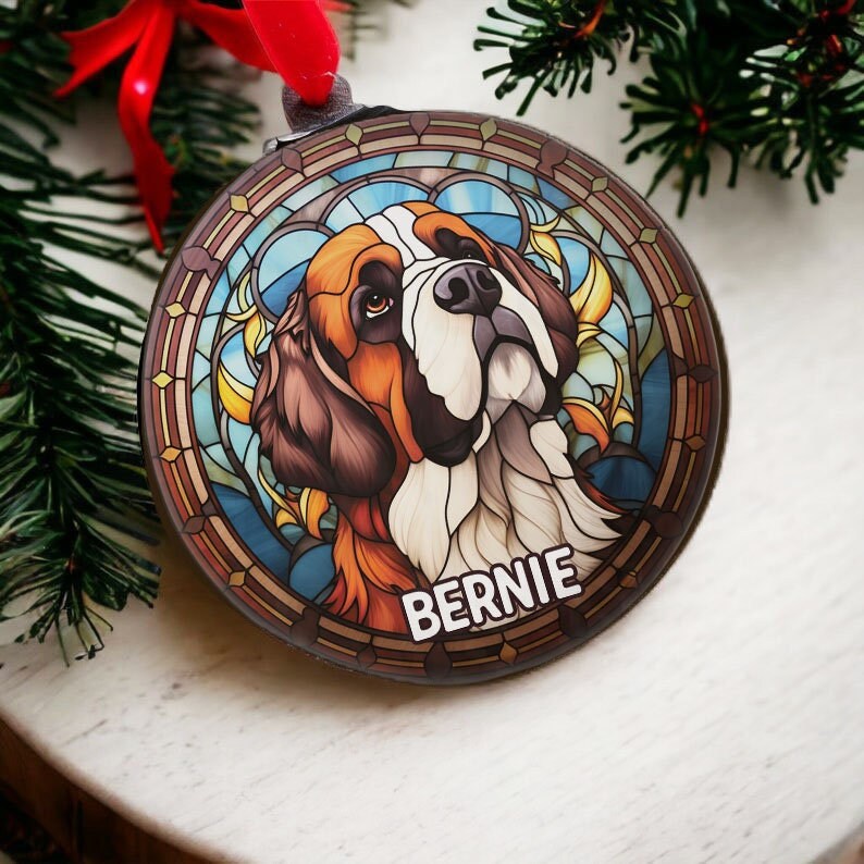Bernese Mountain Dog Gifts - Christmas Ornament - Dog Owner Gift - Christmas Dog Decoration