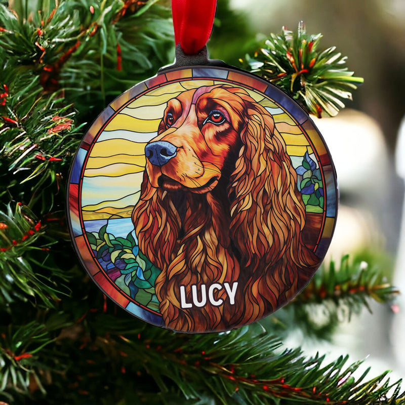 Irish Setter Gifts - Christmas Ornament - Dog Owner Gift - Christmas Dog Decoration