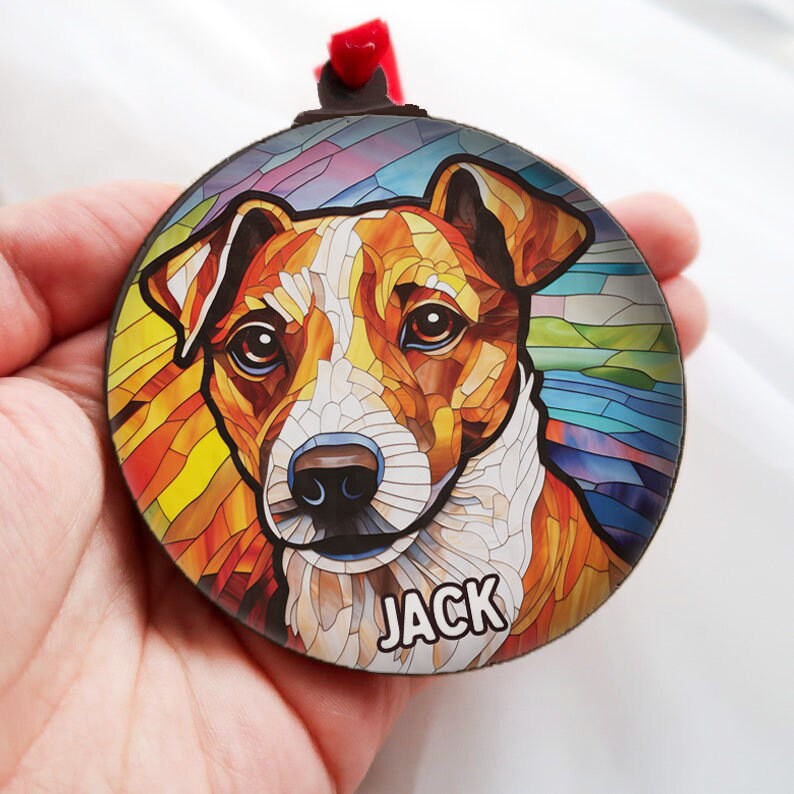 Jack Russell Terrier Gifts - Christmas Ornament - Dog Owner Gift - Christmas Dog Decoration