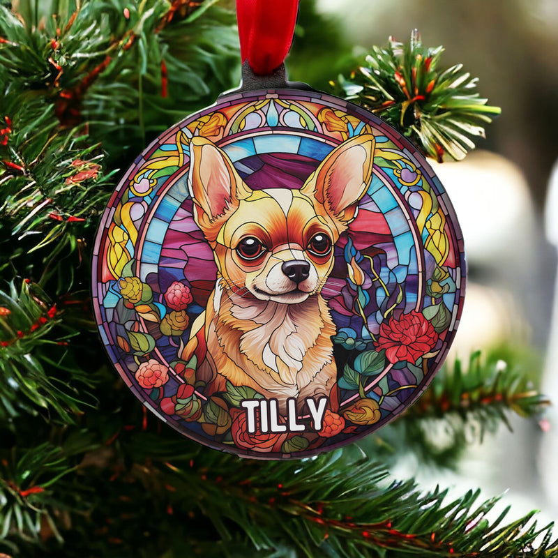 Chihuahua Gifts - Christmas Ornament - Dog Owner Gift - Christmas Dog Decoration