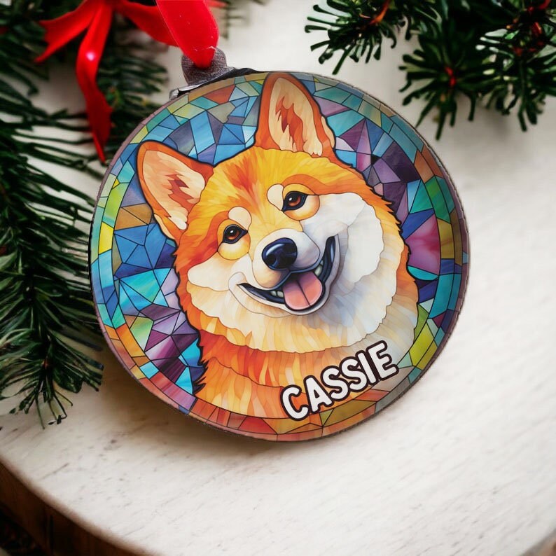Akita Gifts - Christmas Ornament - Dog Owner Gift - Christmas Dog Decoration