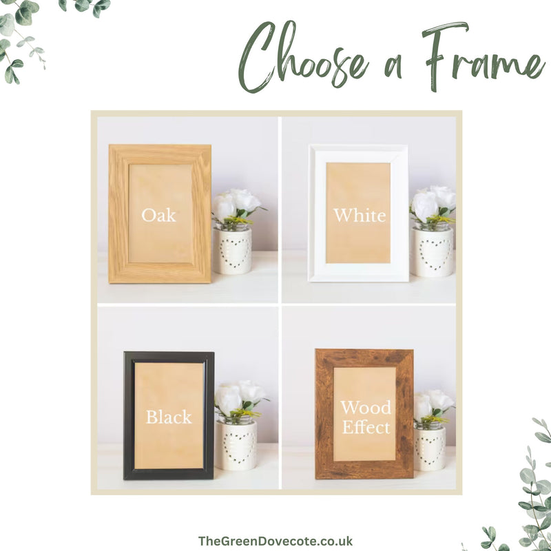 Mother of the Bride Gift - Wedding Photo Frame for Brides Mum -Wooden Picture Frame - Thank You Present