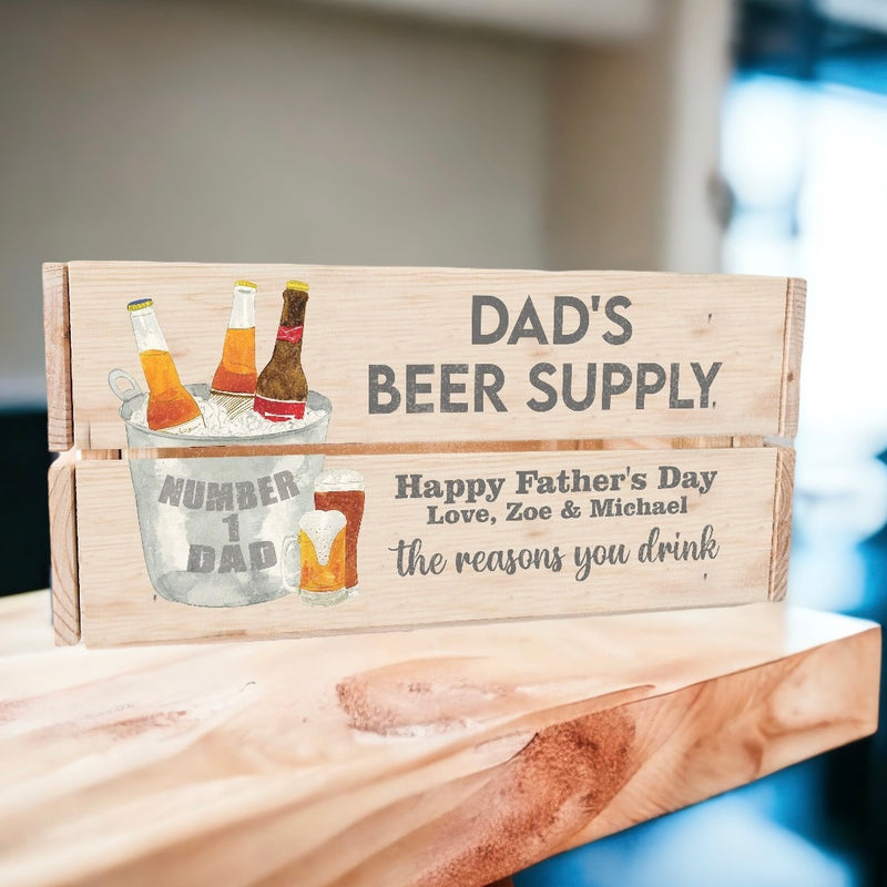 Dad Beer Hamper / Dads Beer Supply - The Reason You Drink