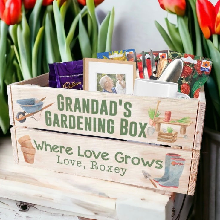 Grandad Garden Gifts For Fathers Day - Grandad's Gardening Box